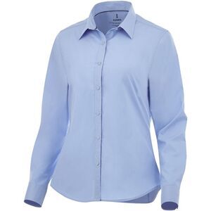 Elevate Womens/Ladies Hamell Long Sleeve Shirt / Light Blue